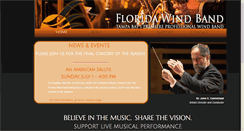 Desktop Screenshot of floridawindband.org